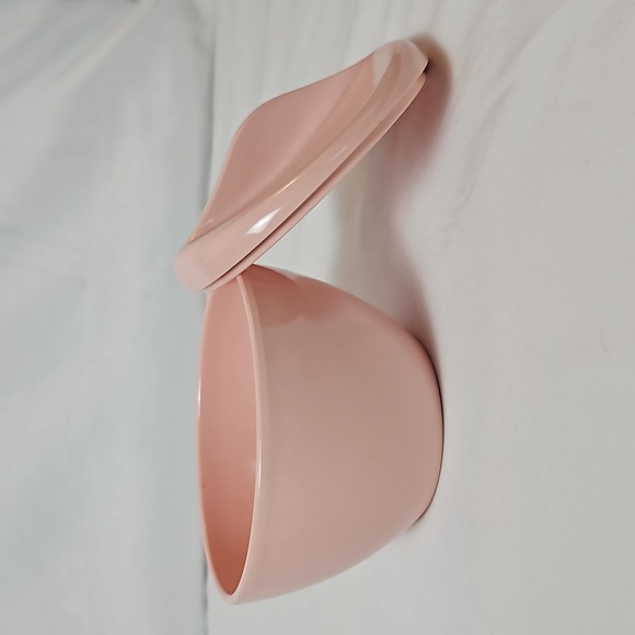 Royalon Inc. 1950's Melmac Cream & Sugar with Lid Set Plastic Pink T1 - Picture 6 of 9